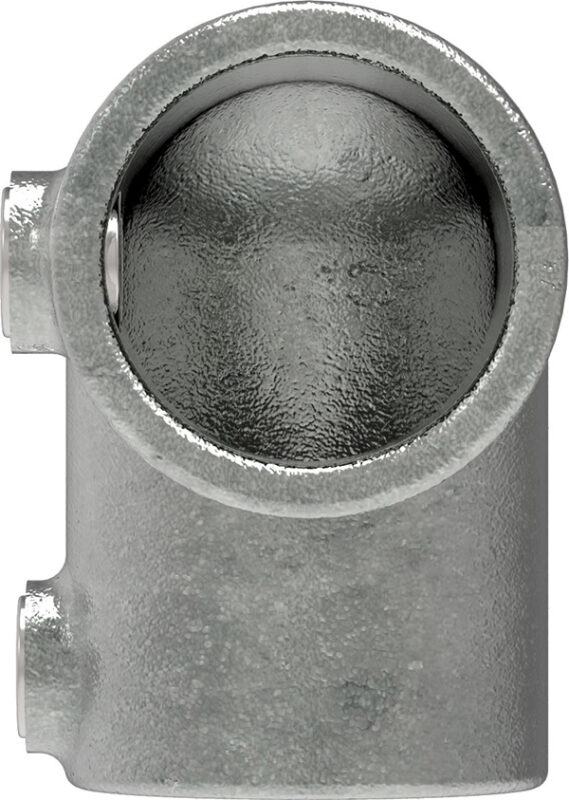 Rohrbogen 90°, für Rohr Ø 42,4mm, Temperguss, feuer- und nachträglich elektroverzinkt