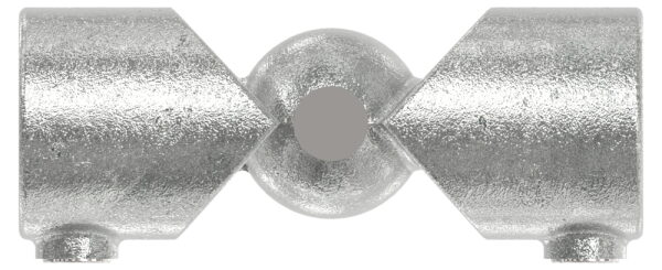 Gelenk, verstellbar, für Rohr Ø 42,4mm, Temperguss, feuer- und nachträglich elektroverzinkt