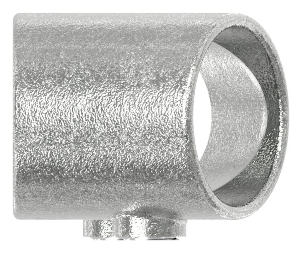 T-Stück, verstellbar 30 - 60°, für Rohr Ø 42,4mm, Temperguss, feuer- und nachträglich elektroverzinkt