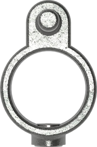 Stellringzapfen, für Rohr Ø 42,4mm, Zapfen 12mm, Temperguss, feuer- und nachträglich elektroverzinkt