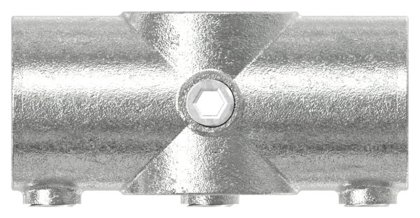 Verbinder, für Rohr Ø 48,3mm, Temperguss, feuer- und nachträglich elektroverzinkt