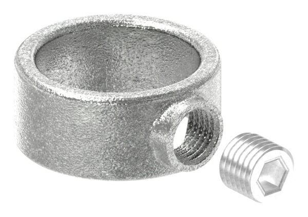 Stellring, für Rohr Ø 42,4mm, Temperguss, feuer- und nachträglich elektroverzinkt