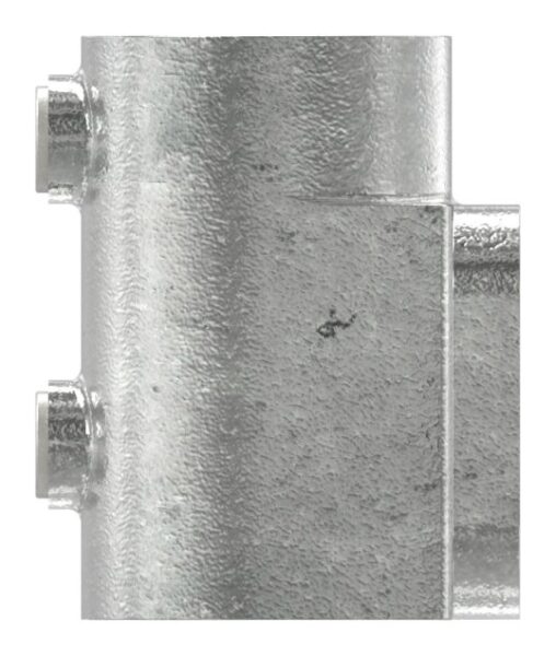 Wandhalter mit 2 Befestigungsbohrungen, für Rohr Ø 42,4mm, Temperguss, feuer- und nachträglich elektroverzinkt