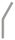 Stahl-Rohr-Bogen 30° 1"  33,7x2,5mm, RM 78mm