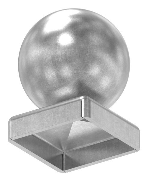 Pfeilerbedecker 30x30mm mit Hohlkugel Ø 40mm