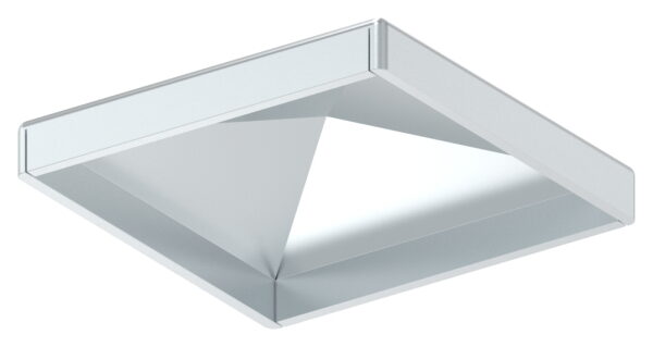 Pfeilerbedecker für Rohr 50x50mm, galvanisch verzinkt
