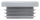 Kunststoffkappe für Rundrohr 33,7mm mit Wandstärke 2,5 - 4,0mm, grau