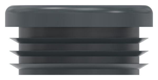 Kunststoffkappe für Rundrohr 33,7mm mit Wandstärke 1,0 - 3,0mm, RAL 7016