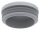 Kunststoffkappe für Rundrohr 42,4mm mit Wandstärke 1,0 - 2,0mm, grau