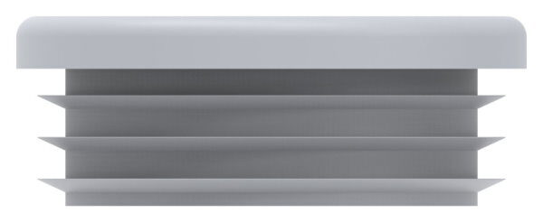 Kunststoffkappe für Rundrohr 48,3mm mit Wandstärke 3,0mm, grau