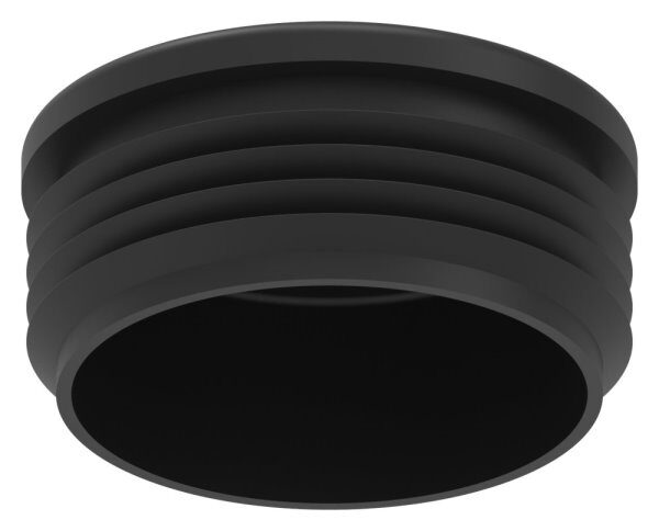 Kunststoffkappe für Rundrohr 60,3mm mit Wandstärke 1,5 - 2,5mm, schwarz