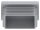 Kunststoffkappe für Quadratrohr 50x50mm mit Wandstärke 3,0mm, grau
