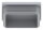 Kunststoffkappe für Quadratrohr 60x60mm mit Wandstärke 3,0mm, grau