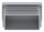 Kunststoffkappe für Quadratrohr 60x60mm mit Wandstärke 1,5 - 2,0mm, grau