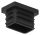 Kunststoffkappe für Rechteckrohr 30x20mm mit Wandstärke 1,5 - 2,0mm, schwarz