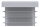 Kunststoffkappe für Rechteckrohr 50x30mm mit Wandstärke 1,5 - 2,0mm, grau