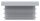 Kunststoffkappe für Rechteckrohr 60x40mm mit Wandstärke 3,0mm, grau