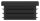 Kunststoffkappe für Rechteckrohr 80x40mm mit Wandstärke 1,0 - 3,0mm, schwarz