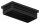 Kunststoffkappe für Rechteckrohr 80x40mm mit Wandstärke 1,0 - 3,0mm, schwarz