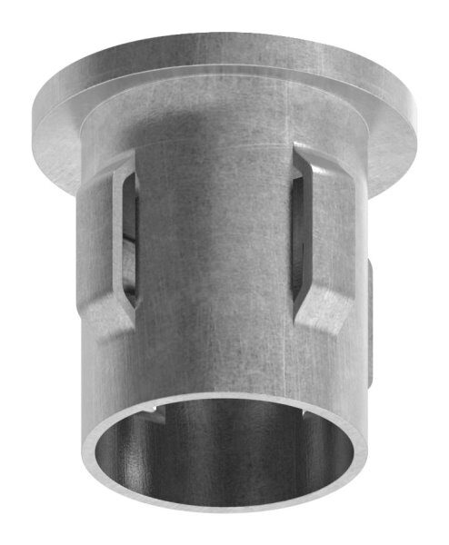 Stahleinschlagkappe, leicht gewölbt, für Rohr 26,9mm, Wandstärke: 1,8 - 2,2mm