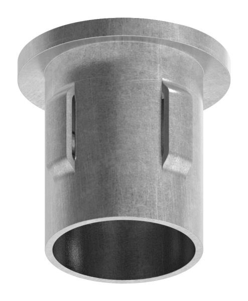 Stahleinschlagkappe, leicht gewölbt, für Rohr 26,9mm, Wandstärke: 2,5 - 2,9mm
