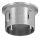 Stahleinschlagkappe, leicht gewölbt, für Rohr 42,4mm, Wandstärke: 1,8 - 2,2mm