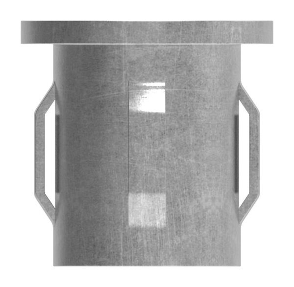Stahleinschlagkappe, flach, für Rohr 26,9mm,...