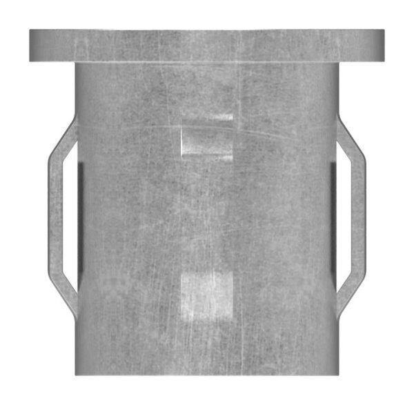 Stahleinschlagkappe, flach, für Rohr 26,9mm,...