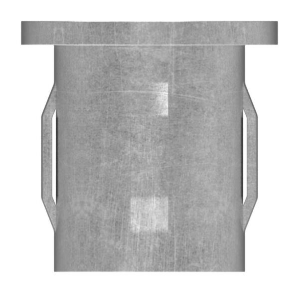Stahleinschlagkappe, flach, für Rohr 26,9mm,...