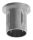Stahleinschlagkappe, flach, für Rohr 26,9mm, Wandstärke: 2,5 - 2,9mm