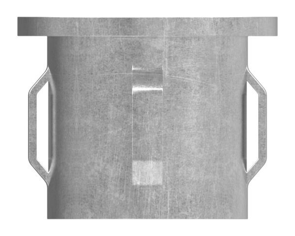 Stahleinschlagkappe, flach, für Rohr 33,7mm,...