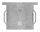 Stahleinschlagkappe, flach, für Rohr 33,7mm, Wandstärke: 1,8 - 2,2mm