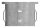 Stahleinschlagkappe, flach, für Rohr 42,4mm, Wandstärke: 1,8 - 2,2mm, mit Innengewinde M8