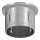 Stahleinschlagkappe, flach, für Rohr 42,4mm, Wandstärke: 2,5 - 2,9mm