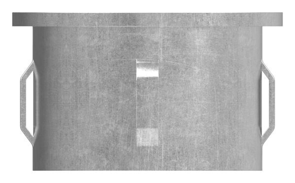 Stahleinschlagkappe, flach, für Rohr 48,3mm,...