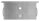 Stahleinschlagkappe, flach, für Rohr 60,3mm, Wandstärke: 2,5 - 2,9mm, mit Innengewinde M8
