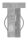 Stahleinschlagkappe, flach, für, Rechteckrohr 40x20mm, Wandstärke 1,5 - 2,0mm