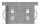 Stahleinschlagkappe, flach, für Quadratrohr 50x50mm, Wandstärke 2,0 - 3,0mm