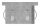 Stahleinschlagkappe, flach, für Quadratrohr 50x50mm, Wandstärke 2,0 - 3,0mm