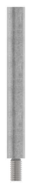 Stift 12mm, L: 100mm mit Außengewinde M8 und oben kein Gewinde - zum Anschweißen des Handlaufs