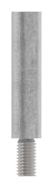 Stift 12mm, L: 50mm mit Außengewinde M8 und oben kein Gewinde - zum Anschweißen des Handlaufs