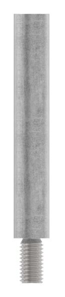 Stift 12mm, L: 75mm mit Außengewinde M8 und oben kein Gewinde - zum Anschweißen des Handlaufs