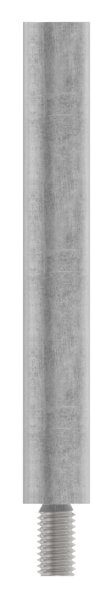 Stift 14mm, L: 100mm mit Außengewinde M8 und oben kein Gewinde - zum Anschweißen des Handlaufs