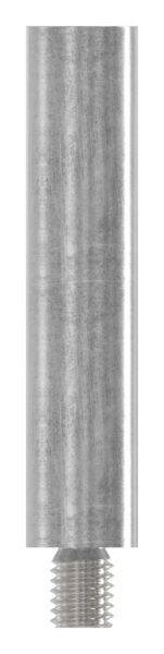 Stift 14mm, 65mm lang mit  Außengewinde M8 und oben kein Gewinde - zum Anschweißen des Handlaufs, Werkstoff S235JR