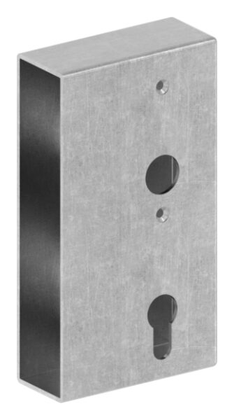 Schlosskasten, 40x94,5x173mm, roh