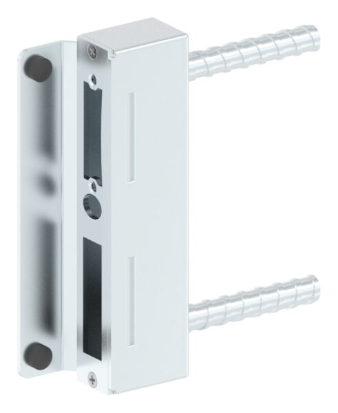Gegenkasten verzinkt 30x45x173mm, mit verzinktem Schließblech, zum Einbetonieren