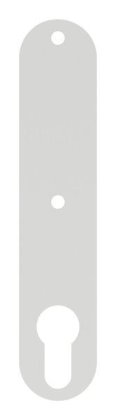 Zylinder-Kurzschild blind