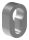Sicherheitsrosette 29x45x15mm, zum Aufschweißen