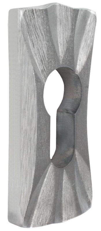 Sicherheitsrosette 76x35x10mm, zum Aufschweißen
