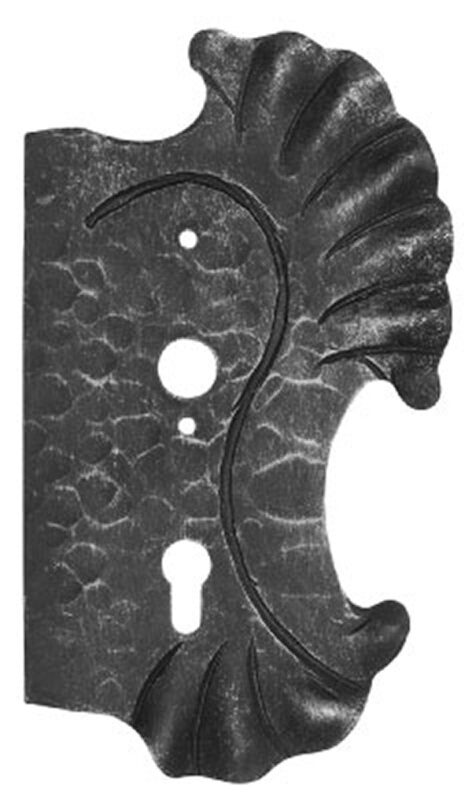 Schlossplatte, RE, mit Dornmaß 60mm, passend für Schlösser mit Abstand 72mm